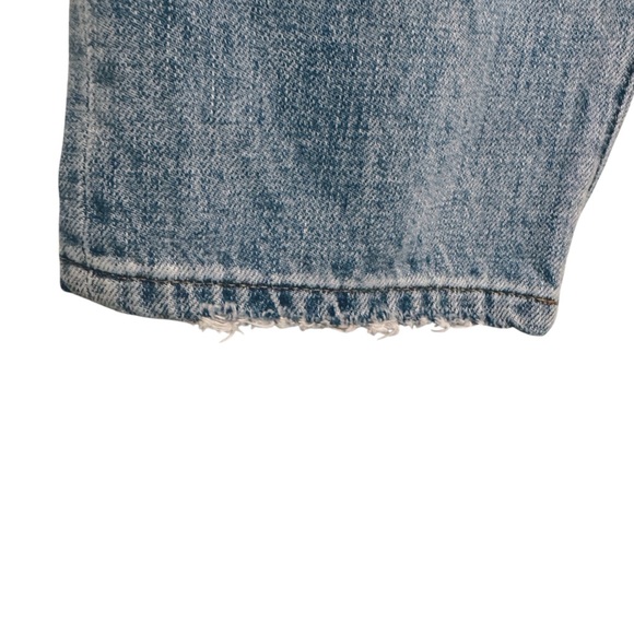 PISTOLA PRESLEY DISTRESSED HIGH WAISTED STRAIGHT LEG LIGHT WASH JEANS SZ 27/4 - Picture 6 of 8